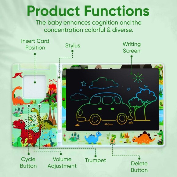 Writing Pad with112 Talking Flash Cards/ Educational Learning Toys. - Picture 4 of 8